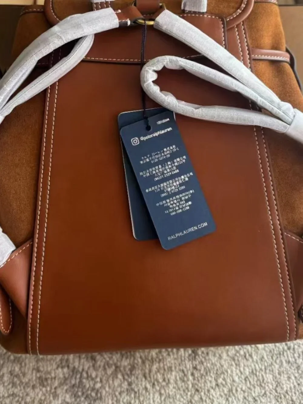Polo Ralph Lauren Suede Bellport Backpack In Brown | ModeSens - Picture 8 of 10